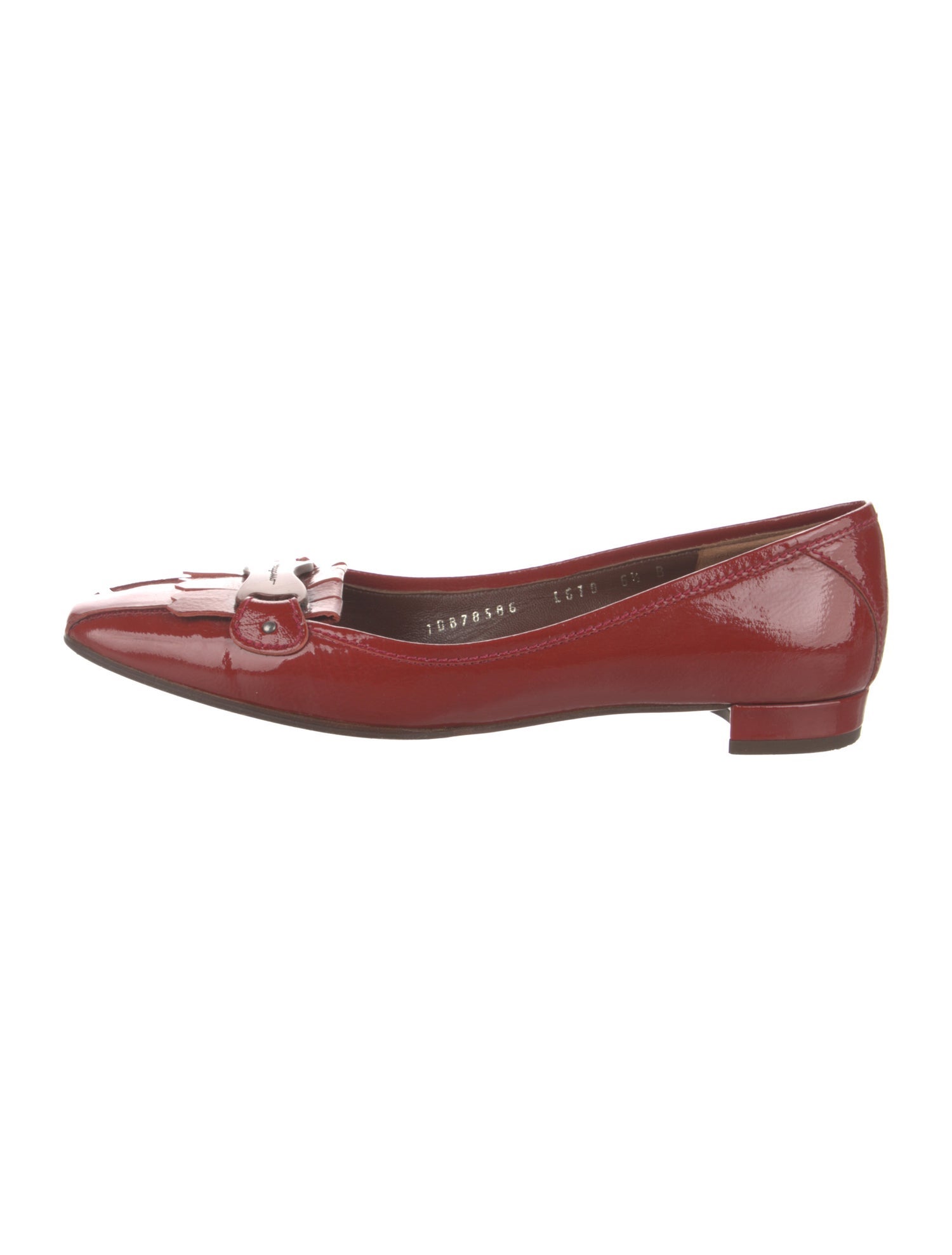 Ferragamo Patent Leather Ballet Flats